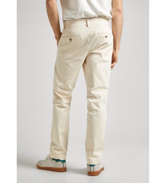 Pepe Jeans Slim Chino Twill beige broek