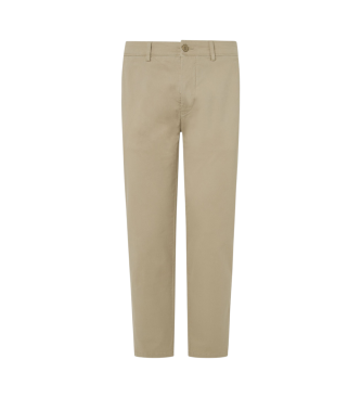 Pepe Jeans Pantaloni Chino Slim Twill Beige