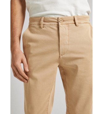 Pepe Jeans Slim Chino Twill beige trousers