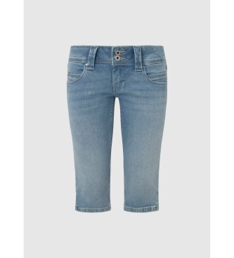 Pepe Jeans Shorts Jeans Slim Crop azul