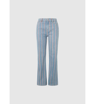 Pepe Jeans Jeans Slim Fit Flare Stripe blue