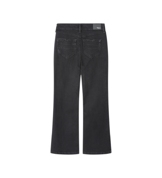 Pepe Jeans Slim fit flare jeans sort