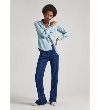 Pepe Jeans Jeans High Rise azul