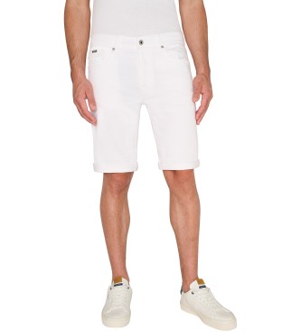 Pepe Jeans Shorts Slim Gymdigo blanco