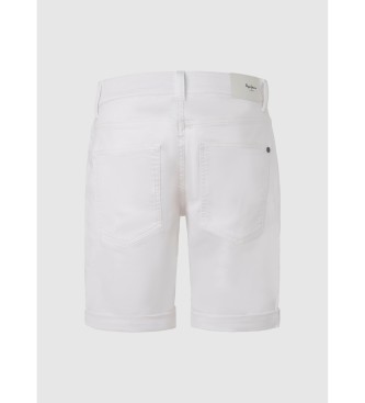 Pepe Jeans Gymdigo Slim kratke hlače bele barve