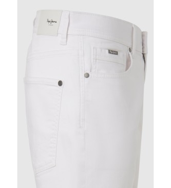 Pepe Jeans Gymdigo Slim kratke hlače bele barve