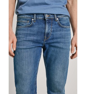 Pepe Jeans Calas de ganga slim azuis