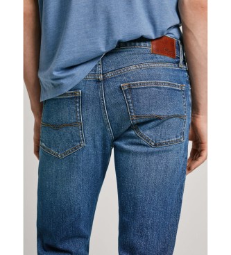 Pepe Jeans Calas de ganga slim azuis
