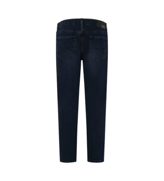 Pepe Jeans Czarne jeansy slim