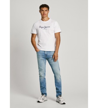 Pepe Jeans Jeansy slim w kolorze niebieskim