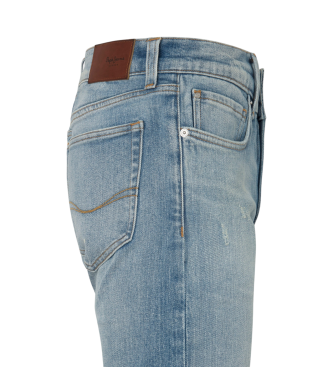 Pepe Jeans Jeansy slim w kolorze niebieskim