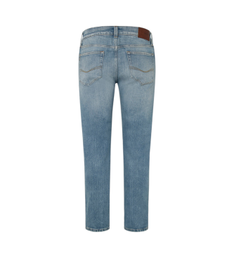 Pepe Jeans Jeansy slim w kolorze niebieskim