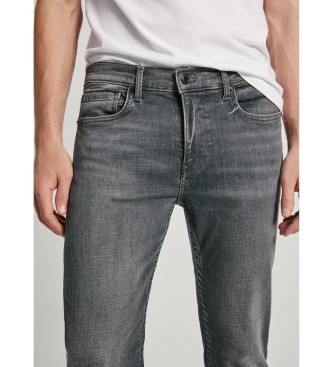 Pepe Jeans Grijze Slim Jeans 