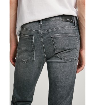 Pepe Jeans Grijze Slim Jeans 