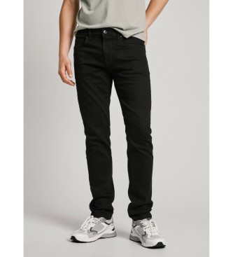 Pepe Jeans Svart Slim Jeans