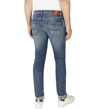 Pepe Jeans Blaue Hatch Jeans mit schmaler Passform