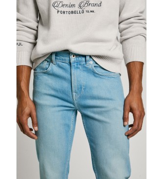 Pepe Jeans Blaue Hatch Jeans mit schmaler Passform