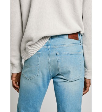 Pepe Jeans Blaue Hatch Jeans mit schmaler Passform