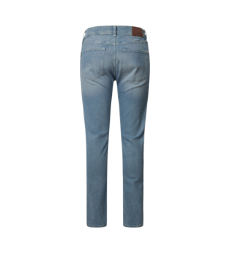 Pepe Jeans Niebieskie dżinsy slim fit Hatch