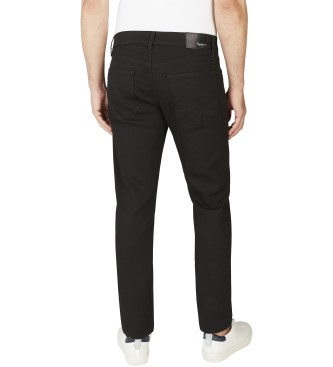 Pepe Jeans Hatch slim fit kavbojke črne barve