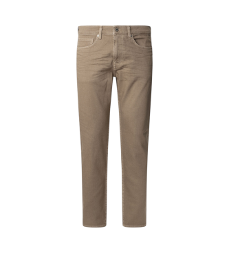 Pepe Jeans Dżinsy slim fit Hatch w kolorze beżowym