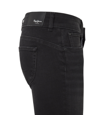 Pepe Jeans Kavbojke Slim Lw black