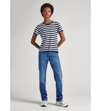 Pepe Jeans Kavbojke Slim Lw Ocean blue