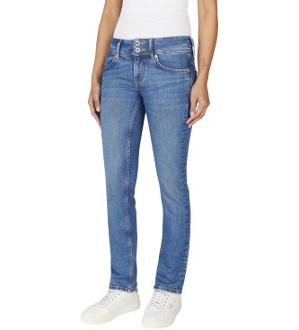 Pepe Jeans Dżinsy slim fit Venus w kolorze niebieskim