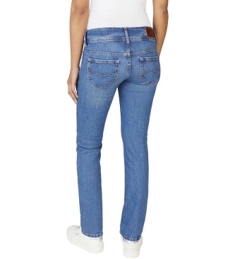 Pepe Jeans Dżinsy slim fit Venus w kolorze niebieskim