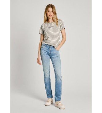 Pepe Jeans Jeans Slim Mw niebieski