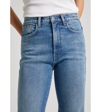 Pepe Jeans Niebieskie jeansy slim