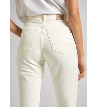 Pepe Jeans Jeans Slim Uhw 7/8 hvid