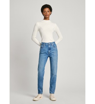 Pepe Jeans Jeans Slim Uhw Sparkle blauw