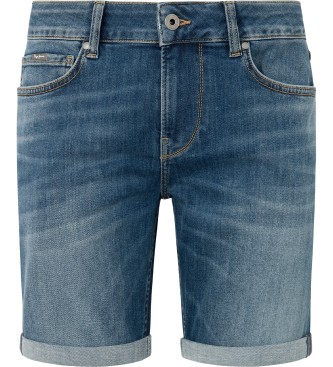 Pepe Jeans Blaue Slim Bermuda-Shorts