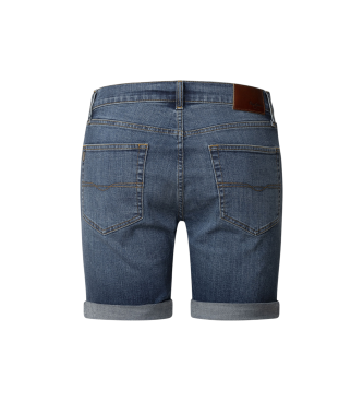 Pepe Jeans Bermuda in tessuto denim elasticizzato e flessibile Hatch blu