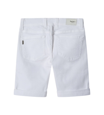 Pepe Jeans Bermuda Slim blanc