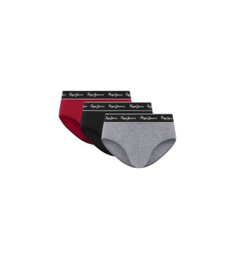 Pepe Jeans Pack of 3 Solid Bf briefs multicolour