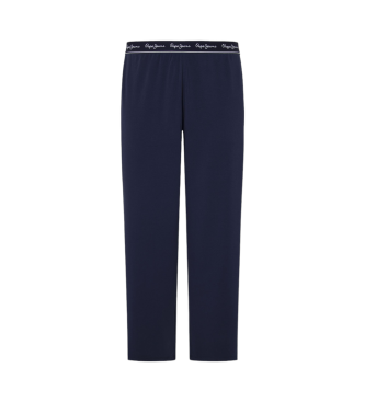 Pepe Jeans Pantaloni del pigiama blu scuro in tinta unita