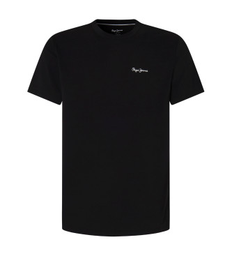 Pepe Jeans Camiseta Solid negro