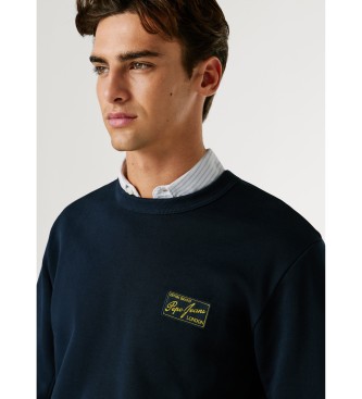 Pepe Jeans Felpa blu navy Soren
