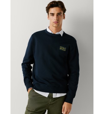 Pepe Jeans Felpa blu navy Soren