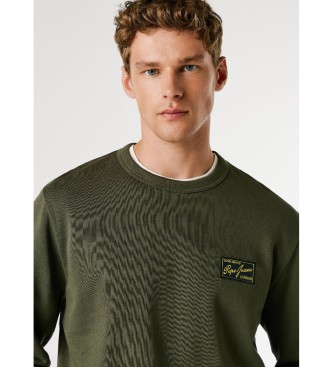 Pepe Jeans Felpa Soren verde oliva
