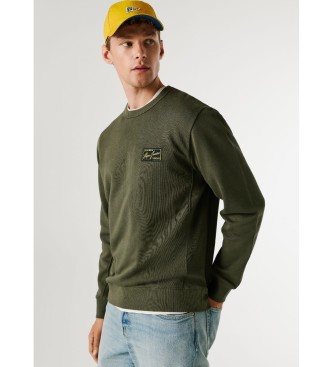 Pepe Jeans Felpa Soren verde oliva