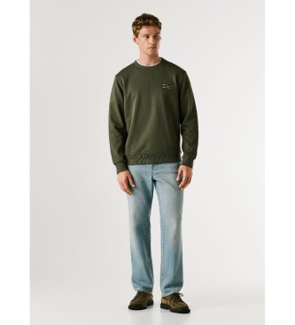 Pepe Jeans Felpa Soren verde oliva