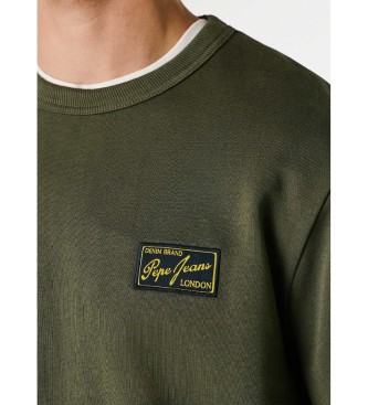 Pepe Jeans Felpa Soren verde oliva
