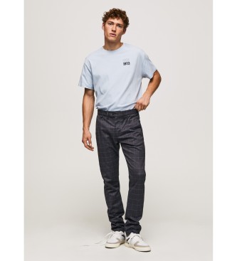 Pepe Jeans Spodnie chino Stanley granatowe