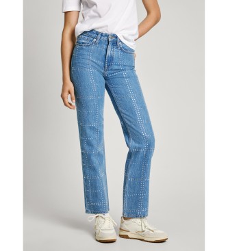 Pepe Jeans Jeans dritti con glitter blu