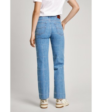 Pepe Jeans Jeans dritti con glitter blu