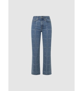 Pepe Jeans Jeans dritti con glitter blu