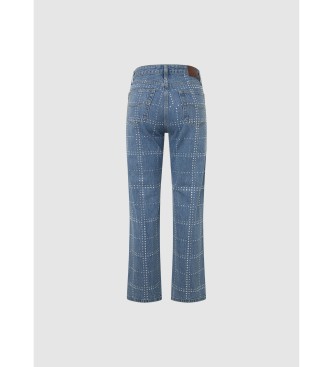 Pepe Jeans Jeans dritti con glitter blu